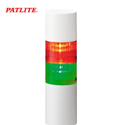 페트라이트 시그널 타워램프 부저형 2단 LED LR6-2M2WJBW-RG AC100-240V