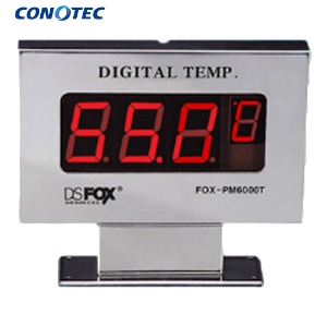 코노텍 스탠드형 온도 지시계 센서 포함 FOX-PM6000T