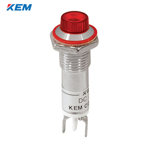 한국전재 KEM LED 인디케이터 8파이 고휘도 AC220V 적색 KLCU-08A220-R