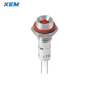한국전재 KEM LED 인디케이터 6Φ 6파이 DC48V 적색 KL-06D48R 100개