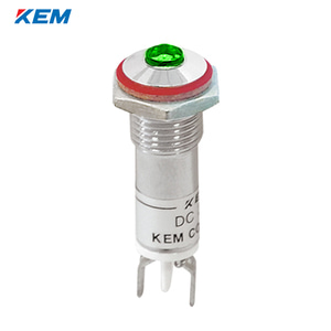 한국전재 KEM LED 인디케이터 8파이 고휘도 AC220V 녹색 KLXU-08A220G