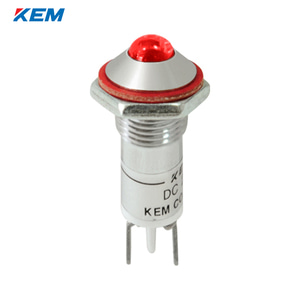 한국전재 KEM LED 인디케이터 8파이 고휘도 DC5V 적색 KLHU-08D05-R