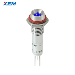 한국전재 KEM LED 인디케이터 6Φ 6파이 고휘도 AC110V 청색 KLU-06A110B