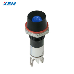 한국전재 KEM LED 인디케이터 8파이 고휘도 AC110V 청색 KLISU-08A110-B