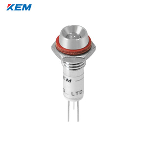 한국전재 KEM LED 인디케이터 6Φ 6파이 DC24V 백색 KL-06D24W 100개