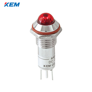 한국전재 KEM LED 인디케이터 10파이 고휘도 AC110V 적색 KLHRANU-10A110-R