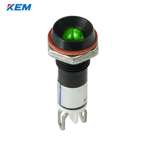 한국전재 KEM LED 인디케이터 8파이 고휘도 AC220V 녹색 KLJSU-08A220-G