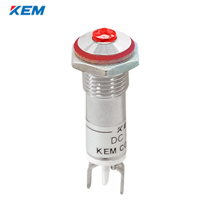 한국전재 KEM LED 인디케이터 8파이 고휘도 AC110V 적색 KLXU-08A110R