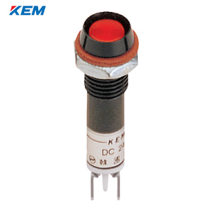 한국전재 KEM LED 인디케이터 8파이 고휘도 AC220V 적색 KLDSU-08A220-R