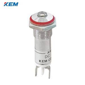 한국전재 KEM LED 인디케이터 8파이 고휘도 DC 백색 KLXU-08D W