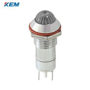 한국전재 KEM LED 인디케이터 12파이 고휘도 AC220V 백색 KLHRANU-12A220W