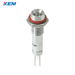 한국전재 KEM LED 인디케이터 6Φ 6파이 고휘도 AC110V 백색 KLU-06A110W