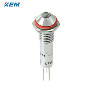 한국전재 KEM LED 인디케이터 6Φ 6파이 고휘도 AC110V 백색 KLHU-06A110W