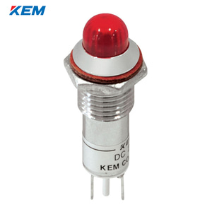 한국전재 KEM LED 인디케이터 10파이 고휘도 AC110V 적색 KLCRAU-10A110R