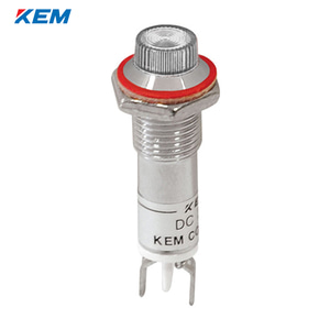 한국전재 KEM LED 인디케이터 8파이 고휘도 AC110V 백색 KLCU-08A110-W