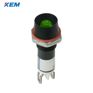 한국전재 KEM LED 인디케이터 8파이 고휘도 AC220V 녹색 KLISU-08A220-G