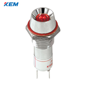한국전재 KEM LED 인디케이터 10파이 고휘도 DC5V 적색 KLRAU-10D05R