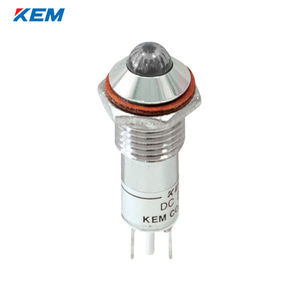 한국전재 KEM LED 인디케이터 10파이 고휘도 AC110V 백색 KLHRAU-10A110-W