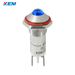 한국전재 KEM LED 인디케이터 8파이 고휘도 AC220V 청색 KLHU-08A220-B