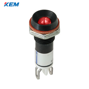 한국전재 KEM LED 인디케이터 8파이 고휘도 AC110V 적색 KLJSU-08A110-R