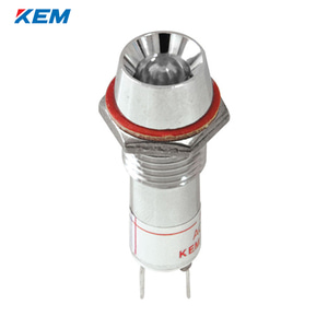 한국전재 KEM LED 인디케이터 10파이 고휘도 AC110V 백색 KLRAU-10A110W