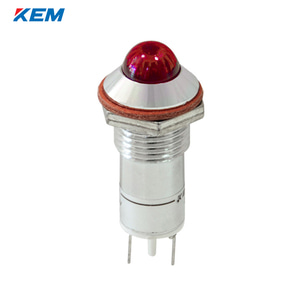 한국전재 KEM LED 인디케이터 12파이 고휘도 AC220V 적색 KLHRAU-12A220R