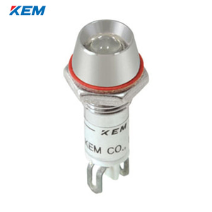 한국전재 KEM LED 인디케이터 8파이 고휘도 AC110V 백색 KLU-08A110-W
