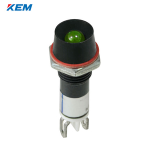 한국전재 KEM LED 인디케이터 8파이 일반휘도 AC220V 녹색 KLIS-08A220G