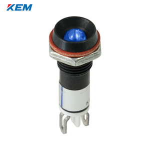 한국전재 KEM LED 인디케이터 8파이 고휘도 AC220V 청색 KLJSU-08A220-B