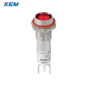 한국전재 KEM LED 인디케이터 8파이 고휘도 AC110V 적색 KLDU-08A110-R