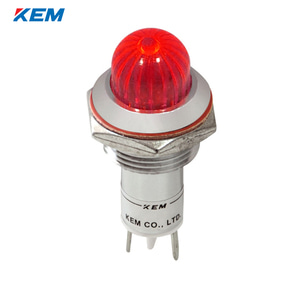 한국전재 KEM LED 인디케이터 16파이 고휘도 AC110V 적색 KLCRAU-16A110R
