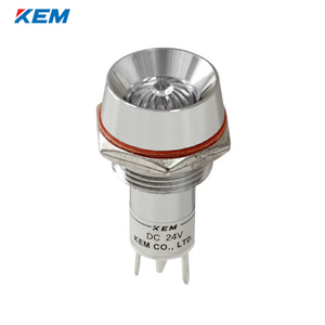 한국전재 KEM LED 인디케이터 16파이 고휘도 AC220V 백색 KLRAU-16A220W