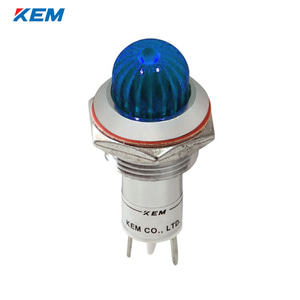 한국전재 KEM LED 인디케이터 16파이 고휘도 DC3V 청색 KLCRAU-16D03B