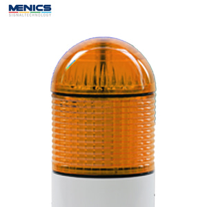 메닉스 56파이 LED 돔 스타일 표시등 점등 1단 AC DC 겸용 24V 황색 PTD-DPF-102-Y