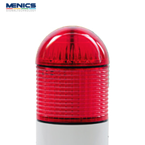 메닉스 56파이 LED 돔 스타일 표시등 점등 1단 AC 90-240V 적색 PTD-TMF-1FF-R