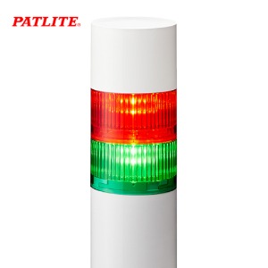 페트라이트 시그널 타워램프 부저형 2단 LED 적녹 LR7-202WJBW-RG DC24V