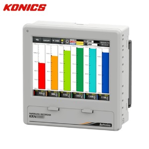 코닉스 오토닉스 LCD 터치스크린 페이퍼리스 기록계 KRN1000-0801-0S